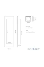 MARDECO SQUARE FLUSH PULLS - 1141 - Image 8