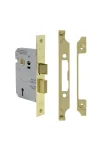 WINDSOR BRASS REBATED 3 LEVER MORTICE LOCK - 1168