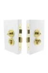 WINDSOR DOUBLE TURN LOCK KIT ROUND - EURO 48 -1182