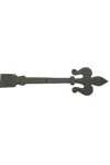 ELEMENTS HARDWARE BLACK IRON FALSE HINGE 400MM - 2002