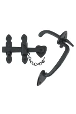 ELEMENTS BLACK IRON GATE LATCH - SUFFOLK 2046