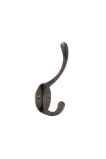 WINDSOR SOLID BRASS DOUBLE HAT & COAT HOOK - 3024 - Image 11