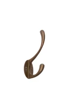 WINDSOR SOLID BRASS DOUBLE HAT & COAT HOOK - 3024 - Image 8