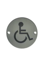 MILES NELSON STAINLESS STEEL ROUND SIGNS - 503