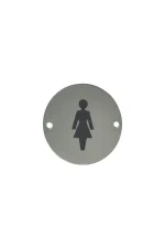 MILES NELSON STAINLESS STEEL ROUND SIGNS - 503 - Image 4