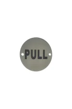 MILES NELSON STAINLESS STEEL ROUND SIGNS - 503 - Image 3