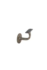 WINDSOR - SOLID BRASS BANNISTER BRACKETS - 60MM PROJECTION - ROUND ROSE (5140) - Image 12