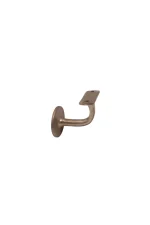 WINDSOR - SOLID BRASS BANNISTER BRACKETS - 60MM PROJECTION - ROUND ROSE (5140) - Image 8