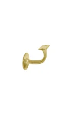 WINDSOR - SOLID BRASS BANNISTER BRACKETS - 60MM PROJECTION - ROUND ROSE (5140) - Image 6