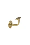 WINDSOR - SOLID BRASS BANNISTER BRACKETS - 60MM PROJECTION - ROUND ROSE (5140)