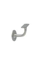 WINDSOR - SOLID BRASS BANNISTER BRACKETS - 60MM PROJECTION - ROUND ROSE (5140) - Image 4