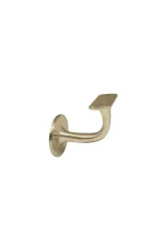 WINDSOR - SOLID BRASS BANNISTER BRACKETS - 60MM PROJECTION - ROUND ROSE (5140) - Image 2