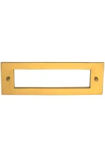 ELEMENTS LETTER PLATE REAR SOLID BRASS - 5147