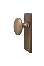 WINDSOR CAMDEN OVAL KNOB ON SQUARE LONGPLATE  - (PLATES ONLY) - Image 3