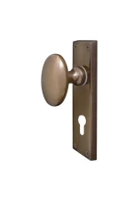 WINDSOR CAMDEN OVAL KNOB ON SQUARE LONGPLATE  - (PLATES ONLY) - Image 5