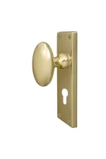 WINDSOR CAMDEN OVAL KNOB ON SQUARE LONGPLATE  - (PLATES ONLY) - Image 9