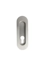 WINDSOR OVAL FLUSH PULLS - STAINLESS STEEL -5241 - Image 2