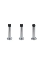 WINDSOR WALL MOUNTED ROUND DOORSTOP - 3 PACK - 5298