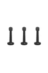WINDSOR WALL MOUNTED ROUND DOORSTOP - 3 PACK - 5299