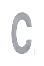 MILES NELSON STAINLESS STEEL LETTERS (A-E) - 100MM - 722 - Image 3