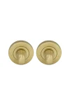 WINDSOR DOUBLE TURN ESCUTCHEON - 50MM ROUND ROSE - 8118