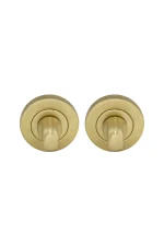 WINDSOR DOUBLE TURN ESCUTCHEON - 50MM ROUND ROSE - 8118