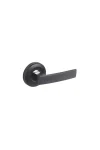 angular round rose matt black