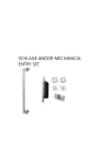 SCHLAGE PULL HANDLE AND MECHANICAL ENTRANCE SET - ANDOR