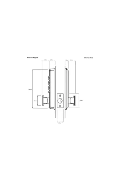 LOCKWOOD 530DX MECHANICAL DIGITAL LOCK - Image 5