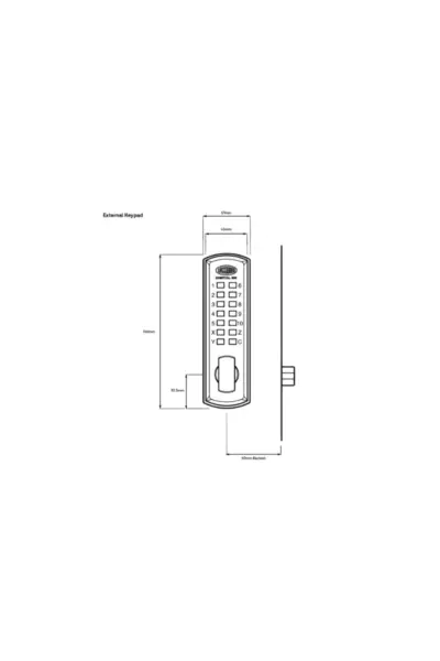 LOCKWOOD 530DX MECHANICAL DIGITAL LOCK - Image 7