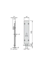 Brio 456 Flush Bolts - Image 3