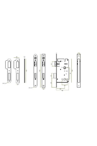 JNF PRIVACY MORTICE LOCK - IN.20.896 - Image 2