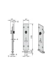 Brio 456 Flush Bolts - 456E - Lockable