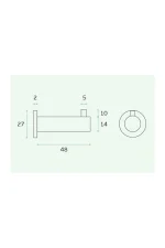 JNF STAINLESS STEEL HOOK - IN.14.500 - Image 2
