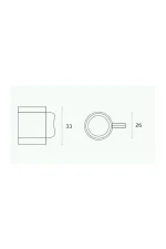 Mardeco Floor Mounted Stainless/Leather Doorstop - SR.13.006 - Image 3