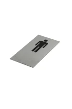JAECO STAINLESS STEEL DOOR SIGNS - 200X100