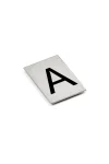 JAECO STAINLESS STEEL DOOR SIGNS - 50X30