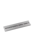 JAECO SMALL STAINLESS DOOR SIGNS - 170 x 50MM - Image 2