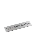 JAECO SMALL STAINLESS DOOR SIGNS - 170 x 50MM - Image 10