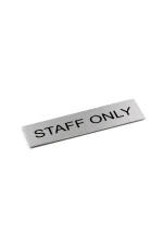 JAECO SMALL STAINLESS DOOR SIGNS - 170 x 50MM - Image 18