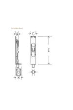 Drake & Wrigley Flush Bolt - 1240 - Image 7