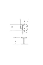Drake & Wrigley Hand Rail Bracket - 1030 - Image 8
