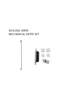 SCHLAGE PULL HANDLE AND MECHANICAL ENTRANCE SET - VERTA