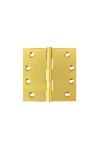 BRASS BROAD BUTT FIXED PIN HINGES