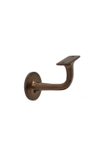 WINDSOR - SOLID BRASS BANNISTER BRACKETS 75MM PROJECTION - ROUND ROSE (5153) - Image 13