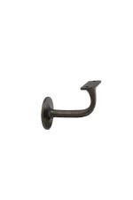 WINDSOR - SOLID BRASS BANNISTER BRACKETS 75MM PROJECTION - ROUND ROSE (5153) - Image 10