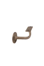 WINDSOR - SOLID BRASS BANNISTER BRACKETS 75MM PROJECTION - ROUND ROSE (5153) - Image 8