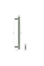 WINDSOR - SOLID BRASS MILFORD PULL HANDLE - Image 12