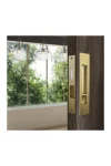 MARDECO M-SERIES - FLUSH PULL INTERIOR SNIB/EXTERNAL PLAIN PLATE PRIVACY- 8005