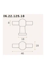 JNF CABINET KNOBS - IN.22.125.18 - Image 2